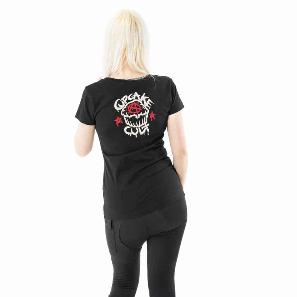 Cupcake Cult - Comic Voodoo Dames Tshirt - Zwart
